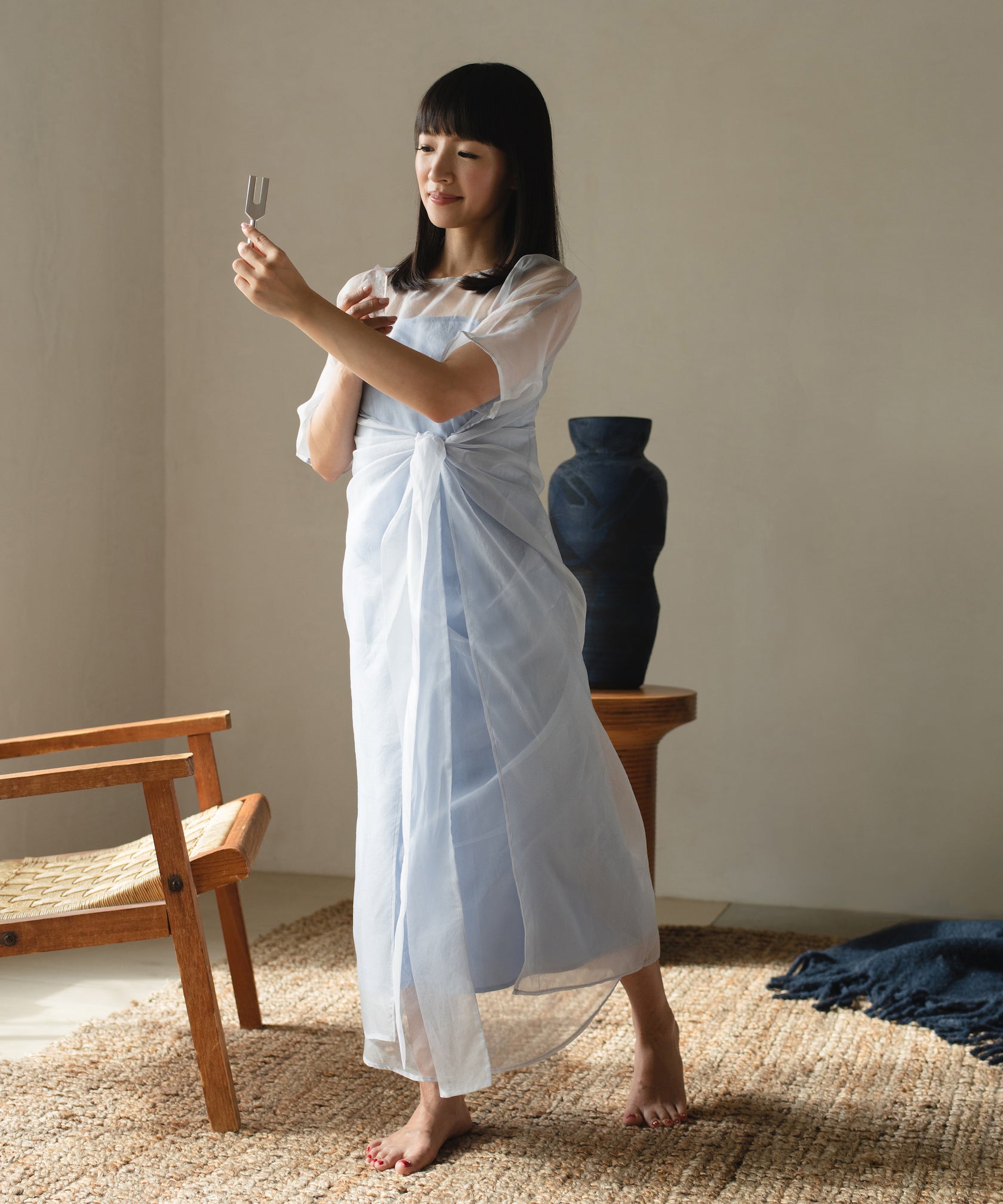 Tuning Fork & Quartz Crystal Set KonMari by Marie Kondo