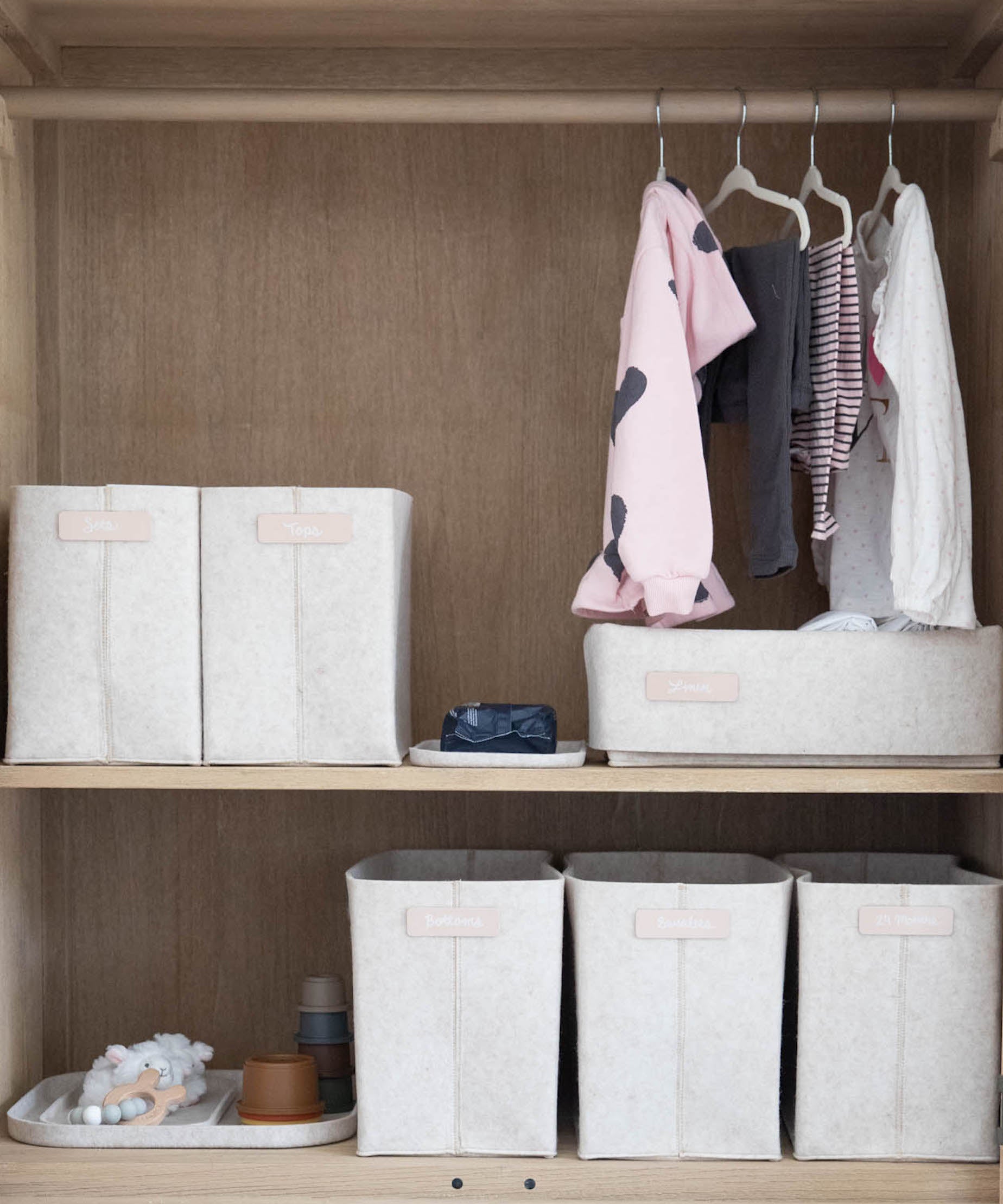 Recycled Felt Small Storage Bin | Sustainable Home | KonMari by Marie Kondo
