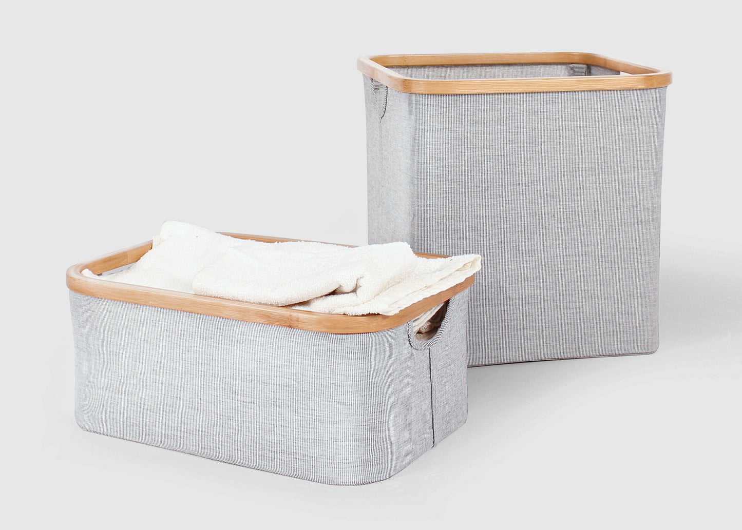 KonMari by Marie Kondo: Collapsible Bamboo & Cotton Storage Bin